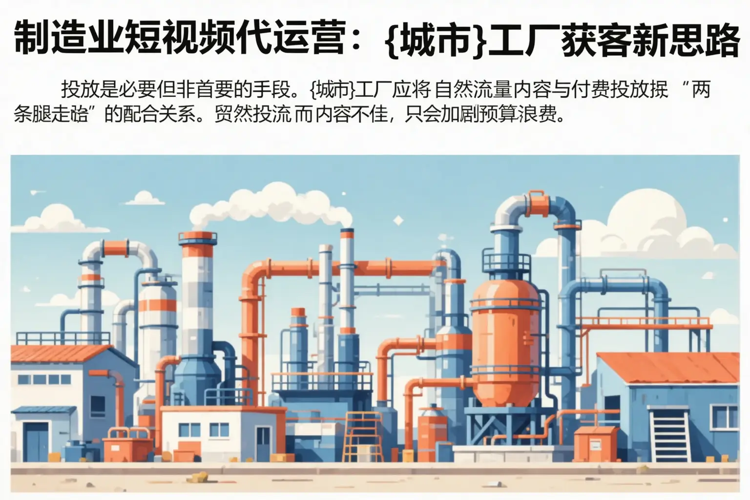 制造业短视频代运营：包头工厂获客新思路