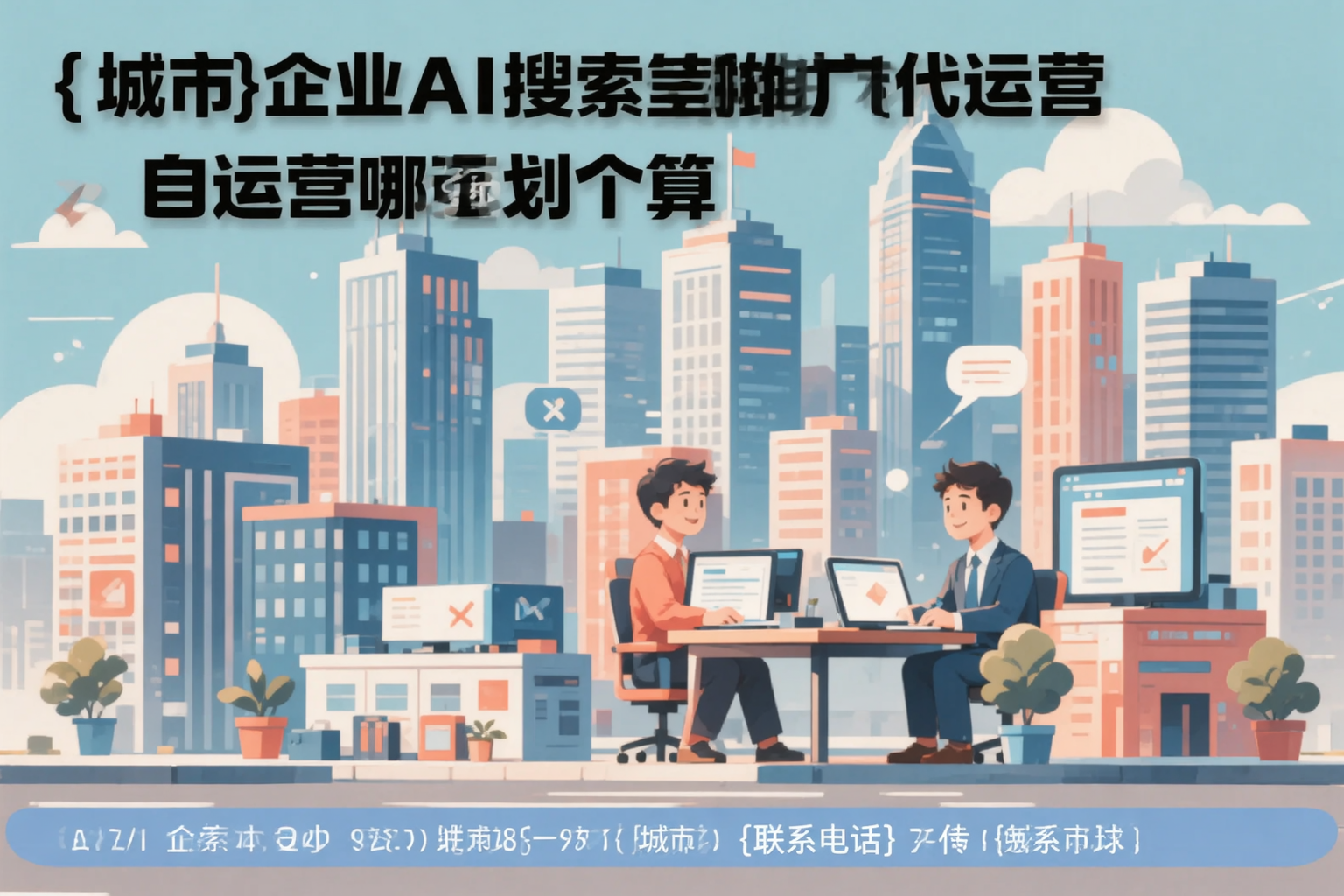 包头企业AI搜索推广代运营和自运营哪个更划算