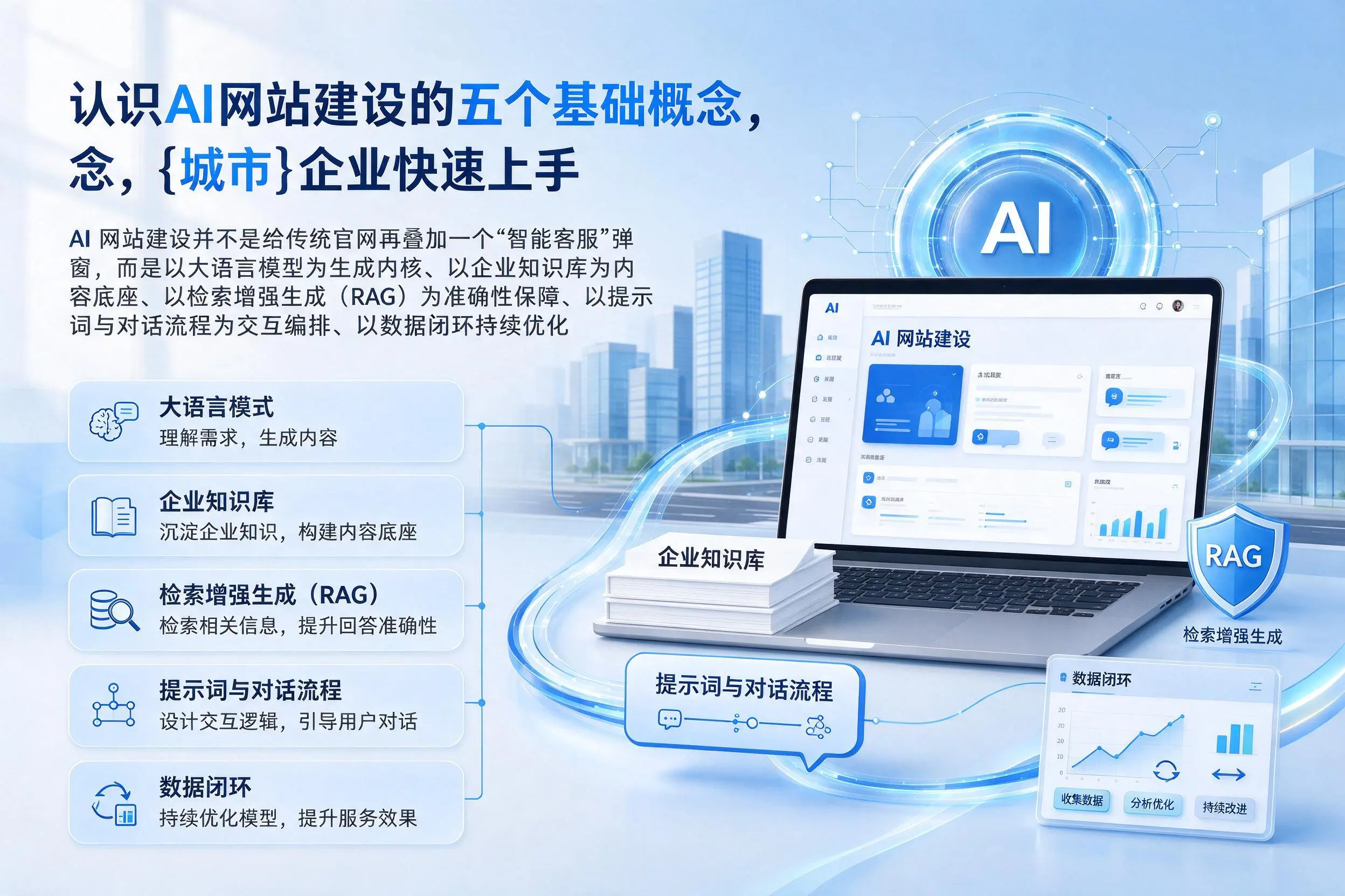 认识AI网站建设的五个基础概念，包头企业快速上手