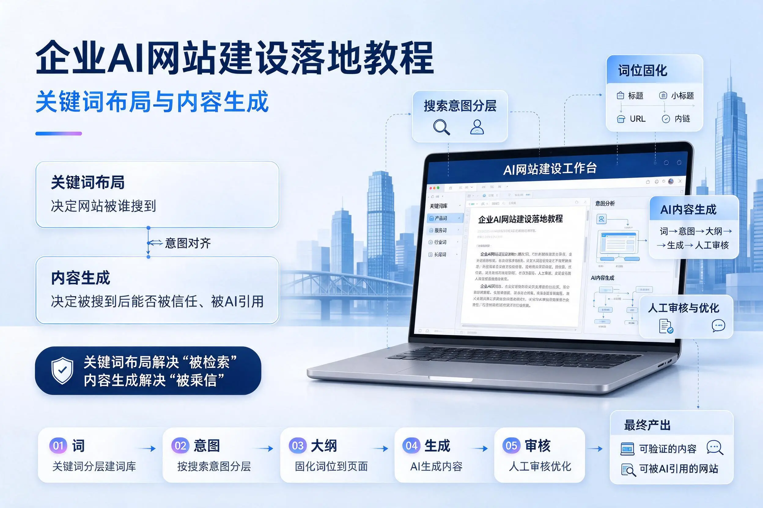 包头企业AI网站建设落地教程：关键词布局与内容生成